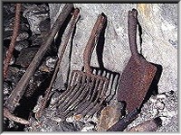 Miners tools discovered on the 40 yard level