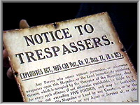 Trespass notice