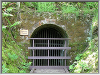 Gated entrance to the Somme tunnel