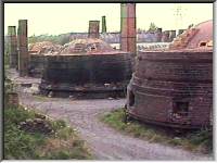 Round Down-draught brick kilns, once coal fired