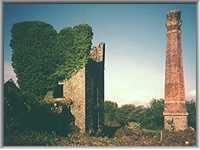 Watson's engine house and chimney before restoration