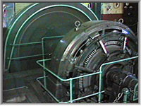The GEC Electric motor driving the mill