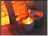 Smelting tin at Wheal Jane