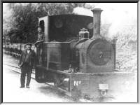Loco on the Snailbeach District Railway which served the mine.